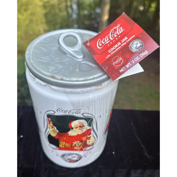 Vintage Houston Harvest 75th Anniversary Coca Cola Santa Cookie Jar New Sealed!! - Picture 2 of 10